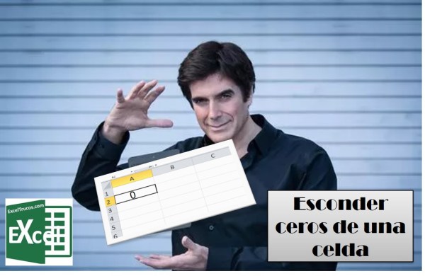 exceltrucos no mostrar ceros en celdas