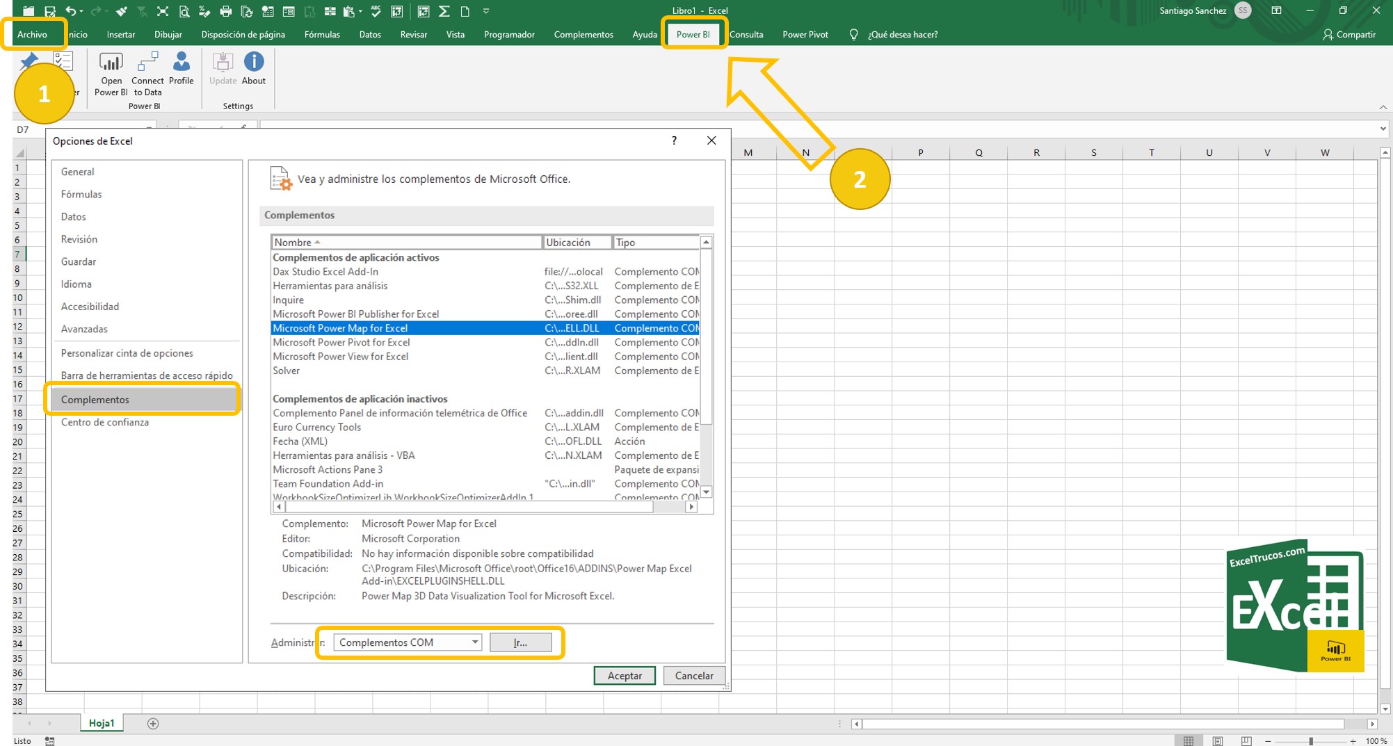 Power BI conectar modelo de datos con Excel – Excel Trucos & Power BI Tips