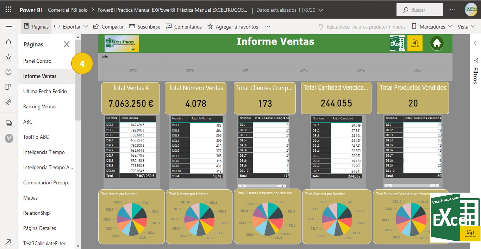 Conectar Power BI con Excel