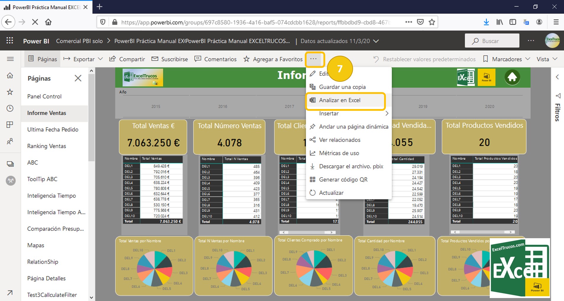 Conectar Power BI con Excel